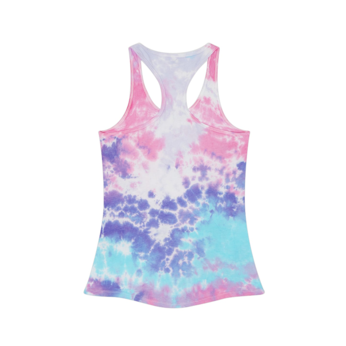 Tie Dye Cannabis Racerback Tank Top - Summer Vibes & Chill Style