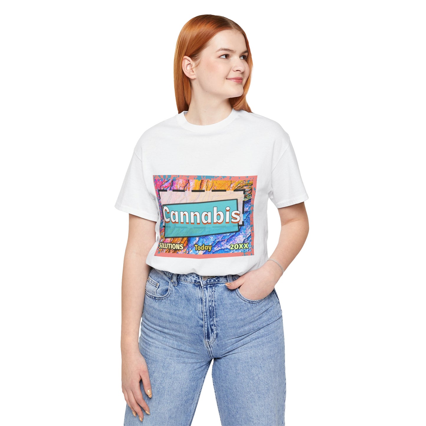 Trendy Cannabis Solutions Tee - Unisex Jersey Short Sleeve T-Shirt