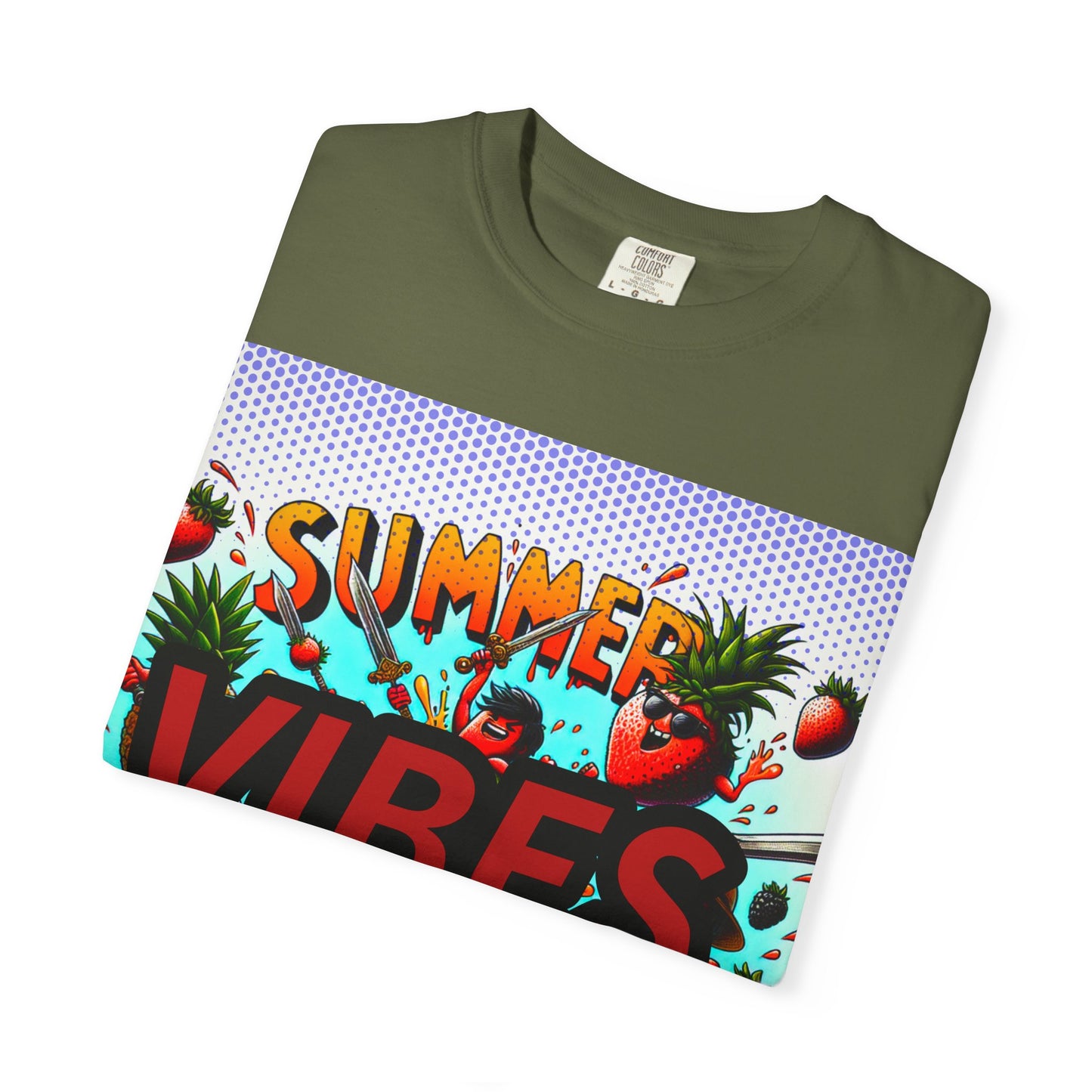 Summer Vibes Unisex Garment-Dyed T-Shirt