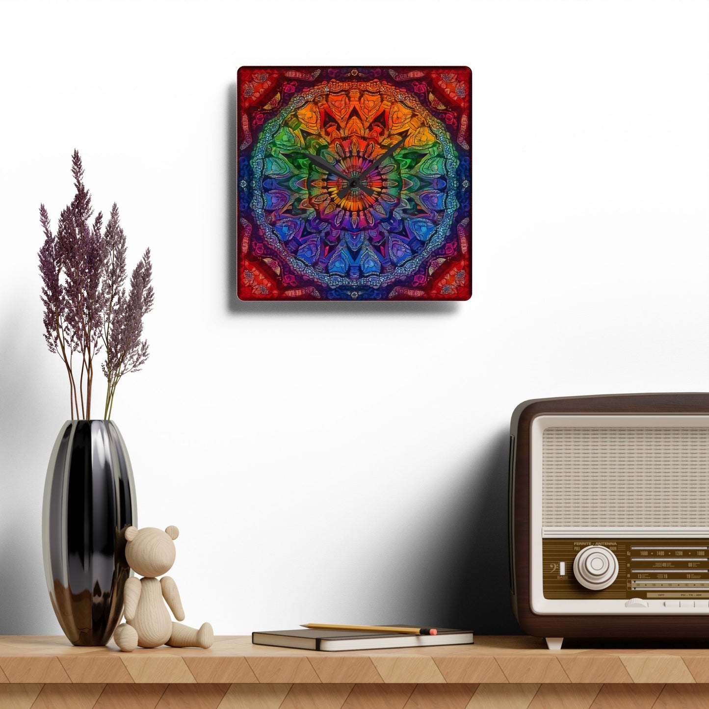 Jenna Acrylic Wall Clock