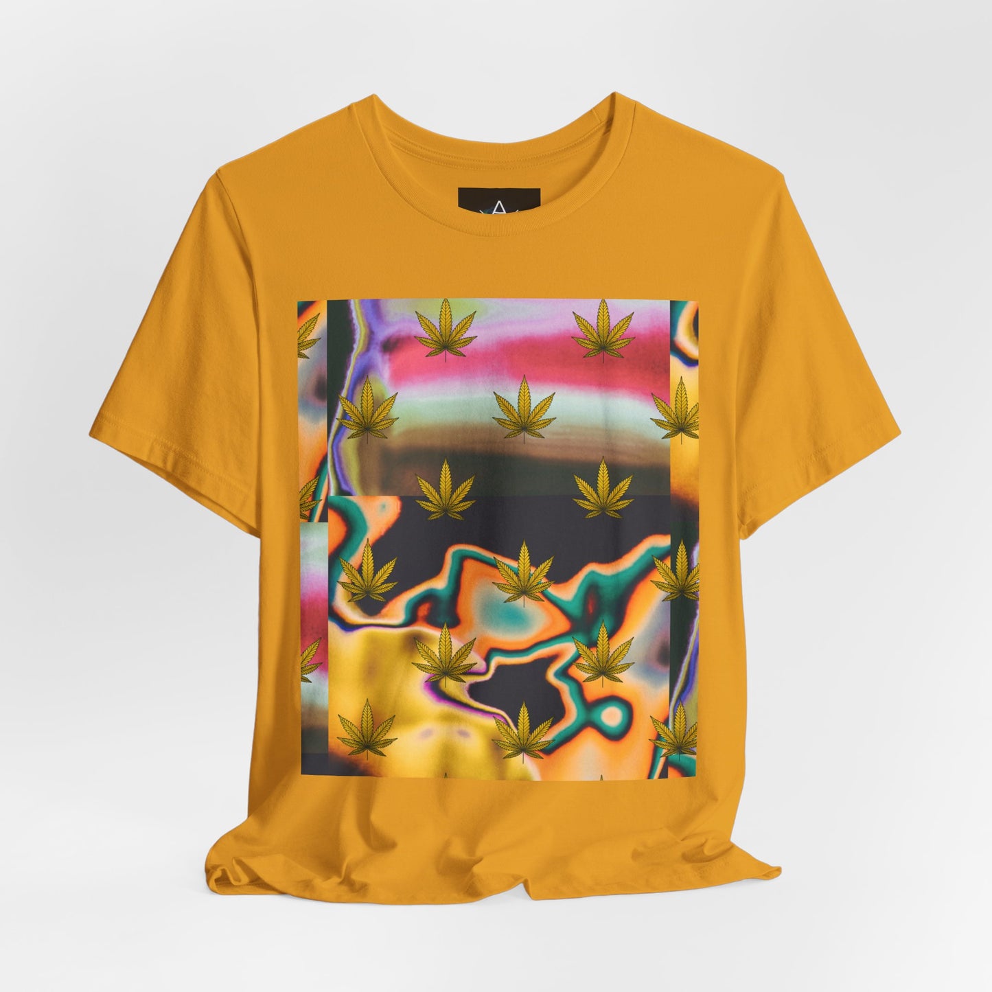 Vibrant Leaf Graphic Tee - Unisex Jersey Short Sleeve T-Shirt
