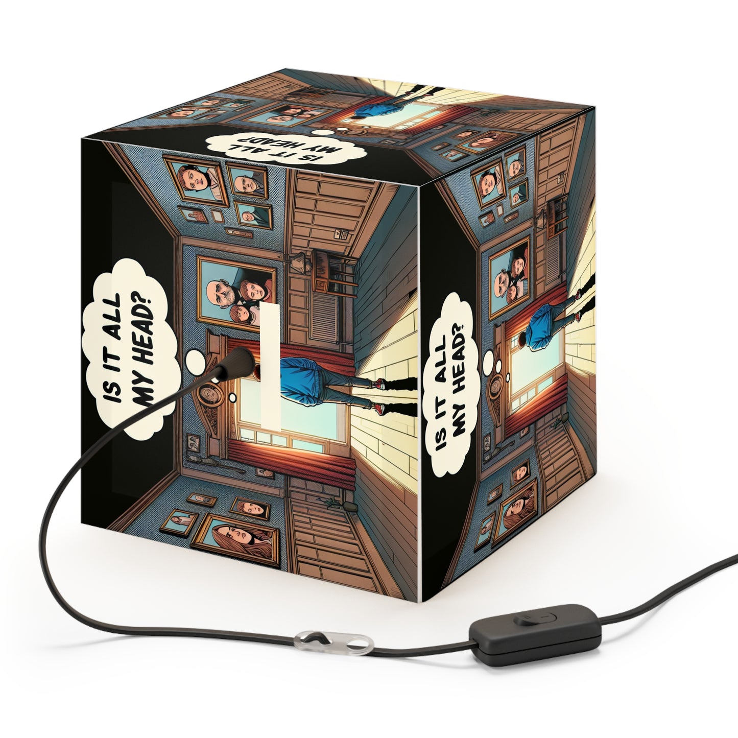 Growing Light Cube Lamp