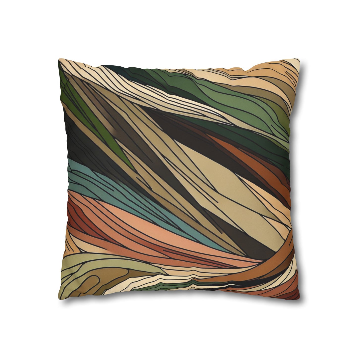 Square Poly Canvas Pillowcase