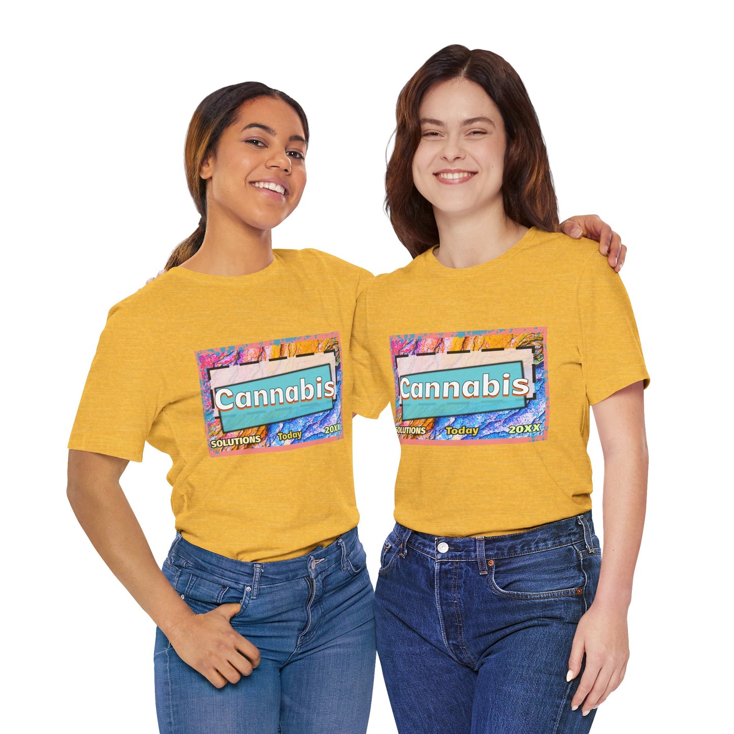 Trendy Cannabis Solutions Tee - Unisex Jersey Short Sleeve T-Shirt
