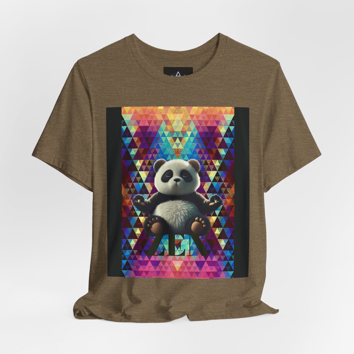 Colorful Panda Graphic Tee - Unisex Jersey Short Sleeve