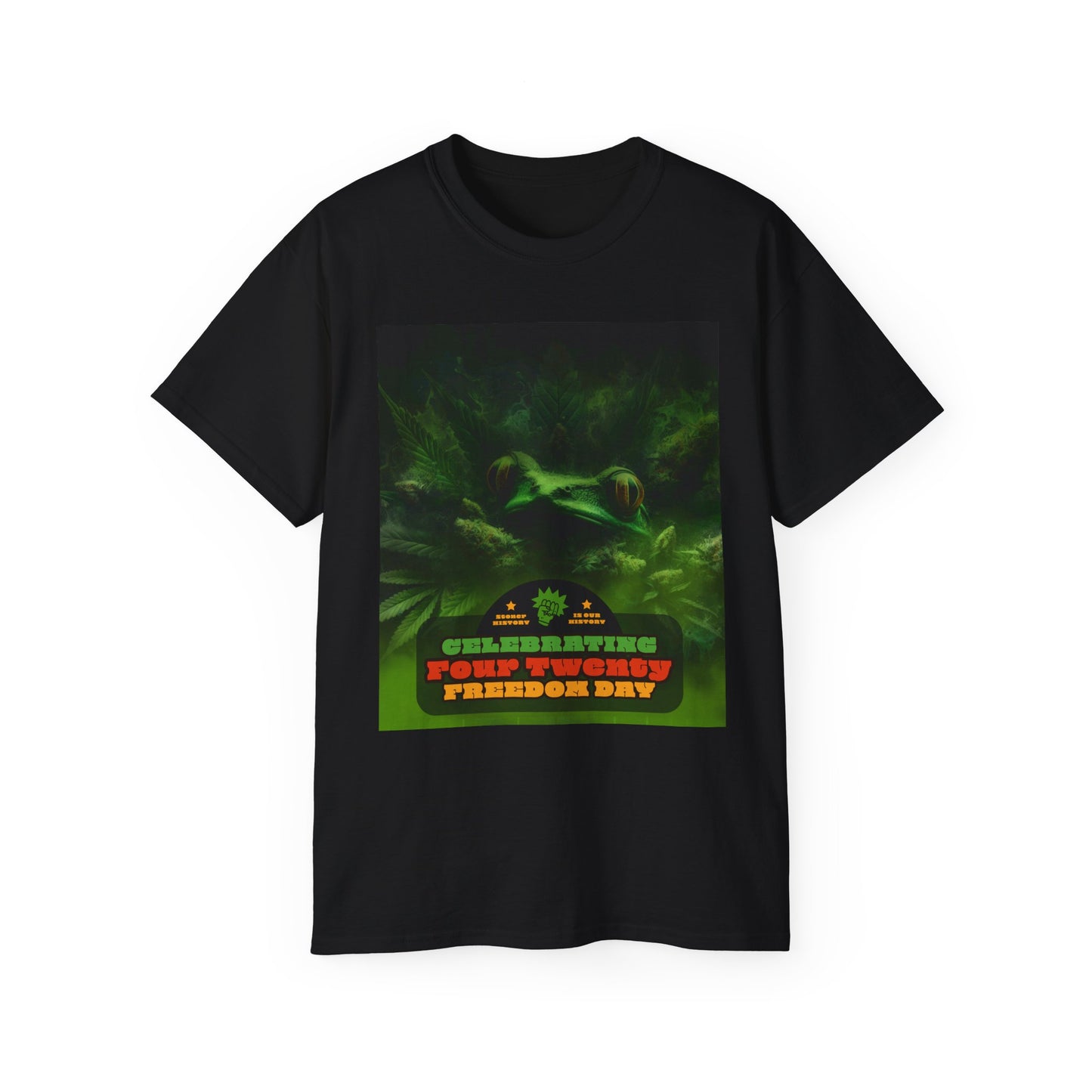 Celebrating 420 Freedom Day Unisex Ultra Cotton Tee, Cannabis T-shirt, 420 Celebration Shirt, Stoner Graphic Tee, Gift for Weed Lovers