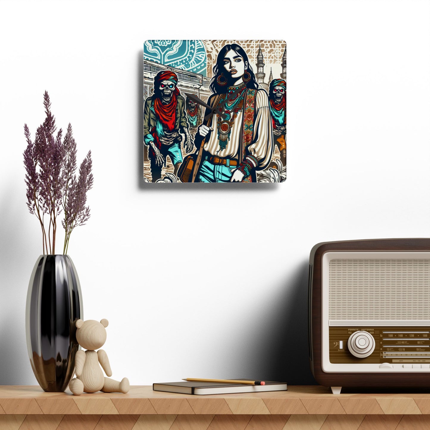 Amongst Us Acrylic Wall Clock