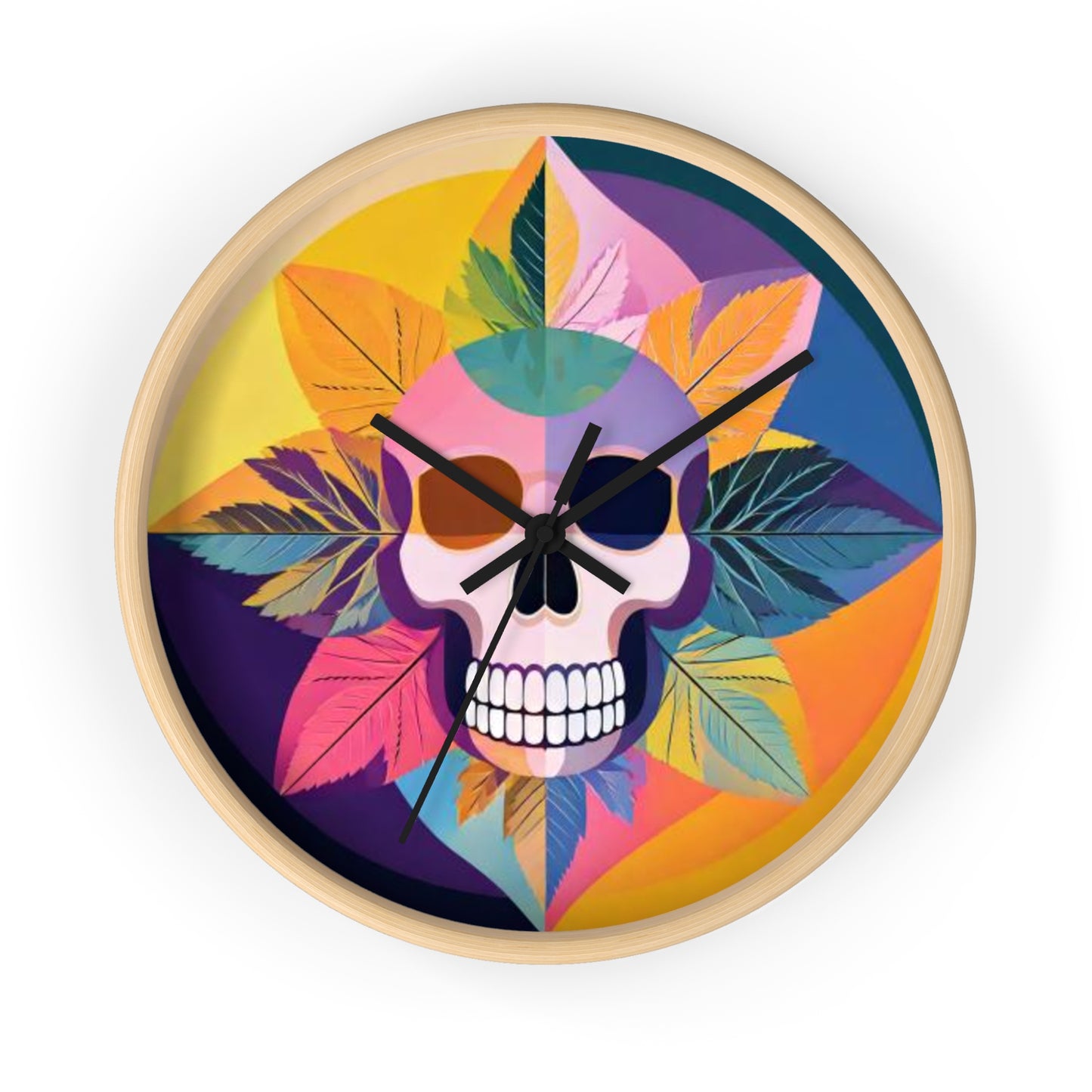 Floral Offering Bloom Wall Clock
