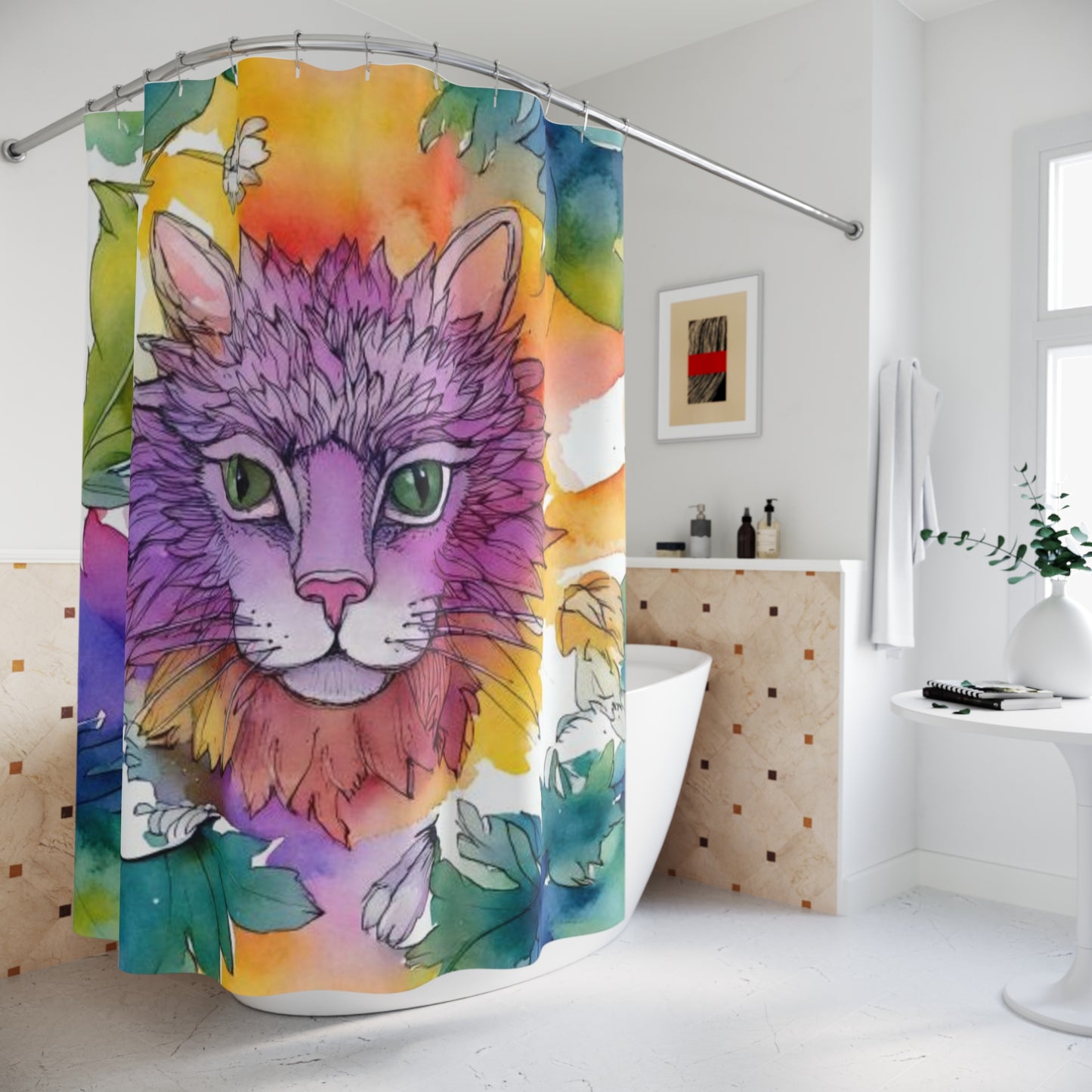 A Haunting Beauty Shower Curtains