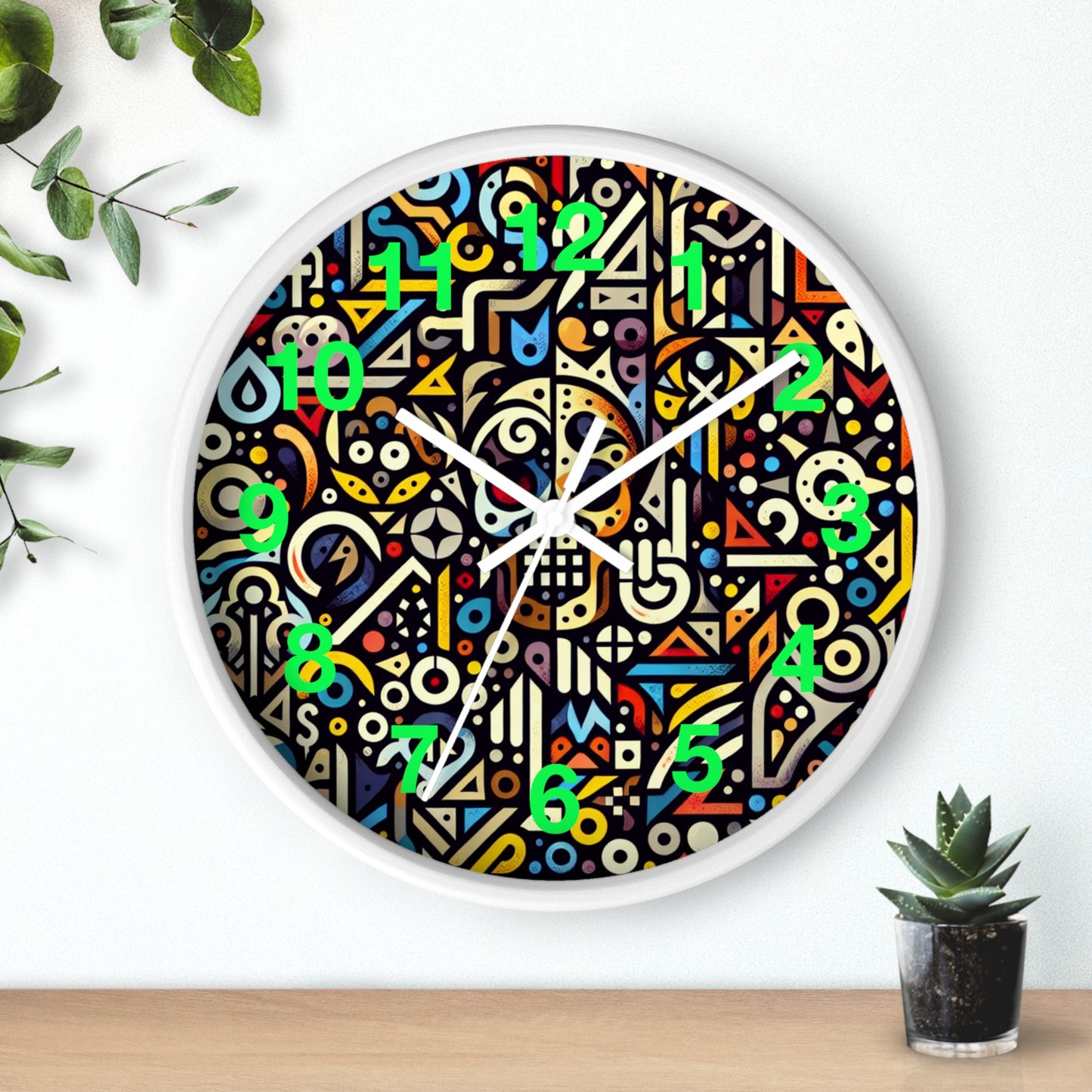 Rock Around Wall Clock