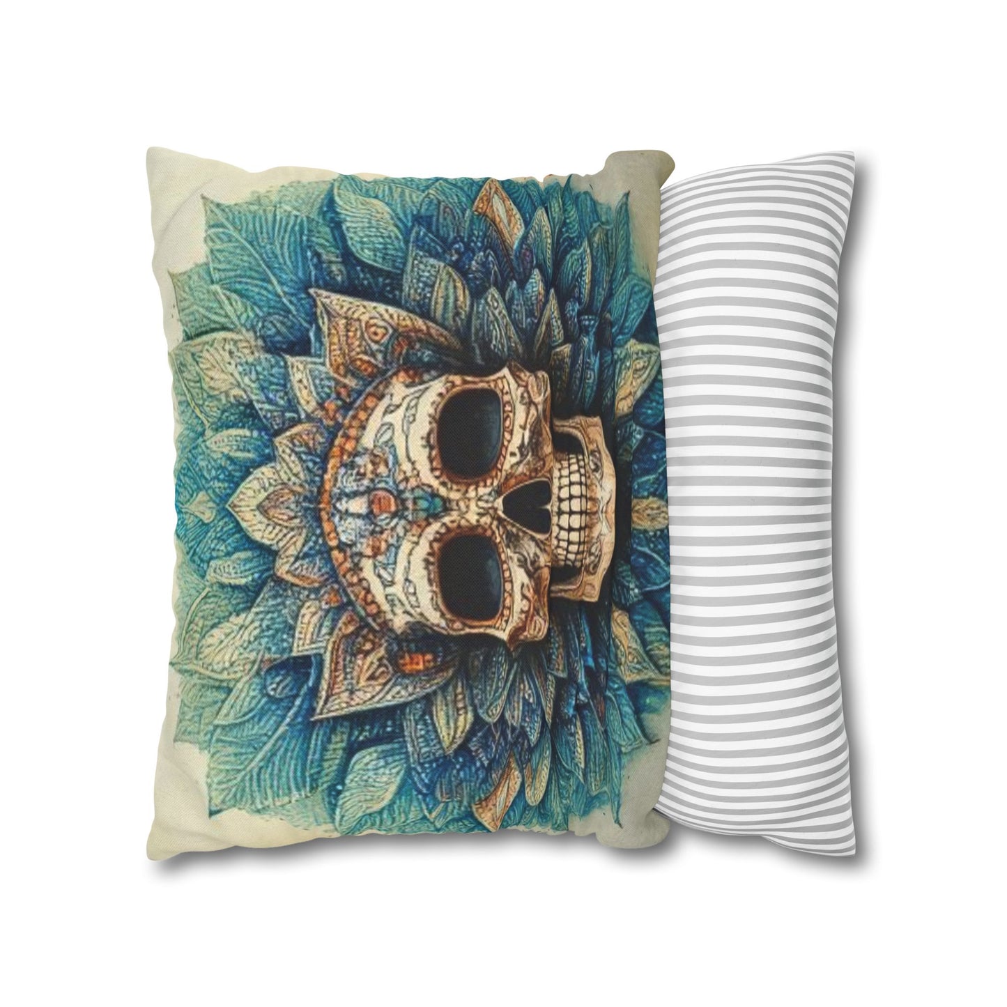 Spun Polyester Square Pillowcase