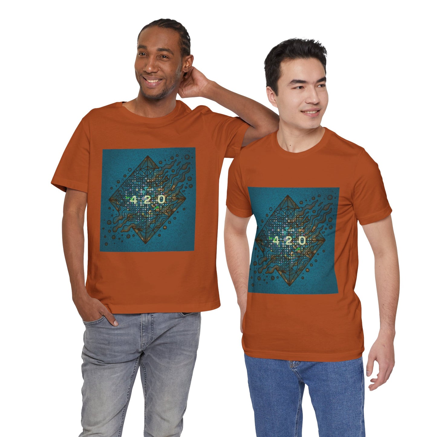 420 Graphic Unisex Jersey Tee - Casual Vibe for Celebrations