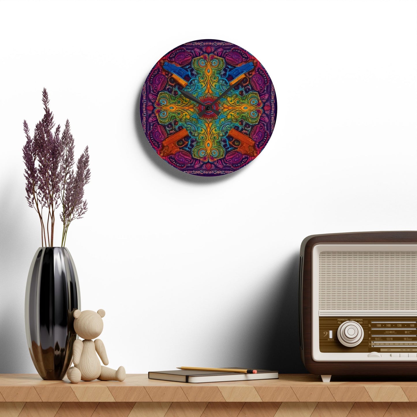 Bang Bang Acrylic Wall Clock