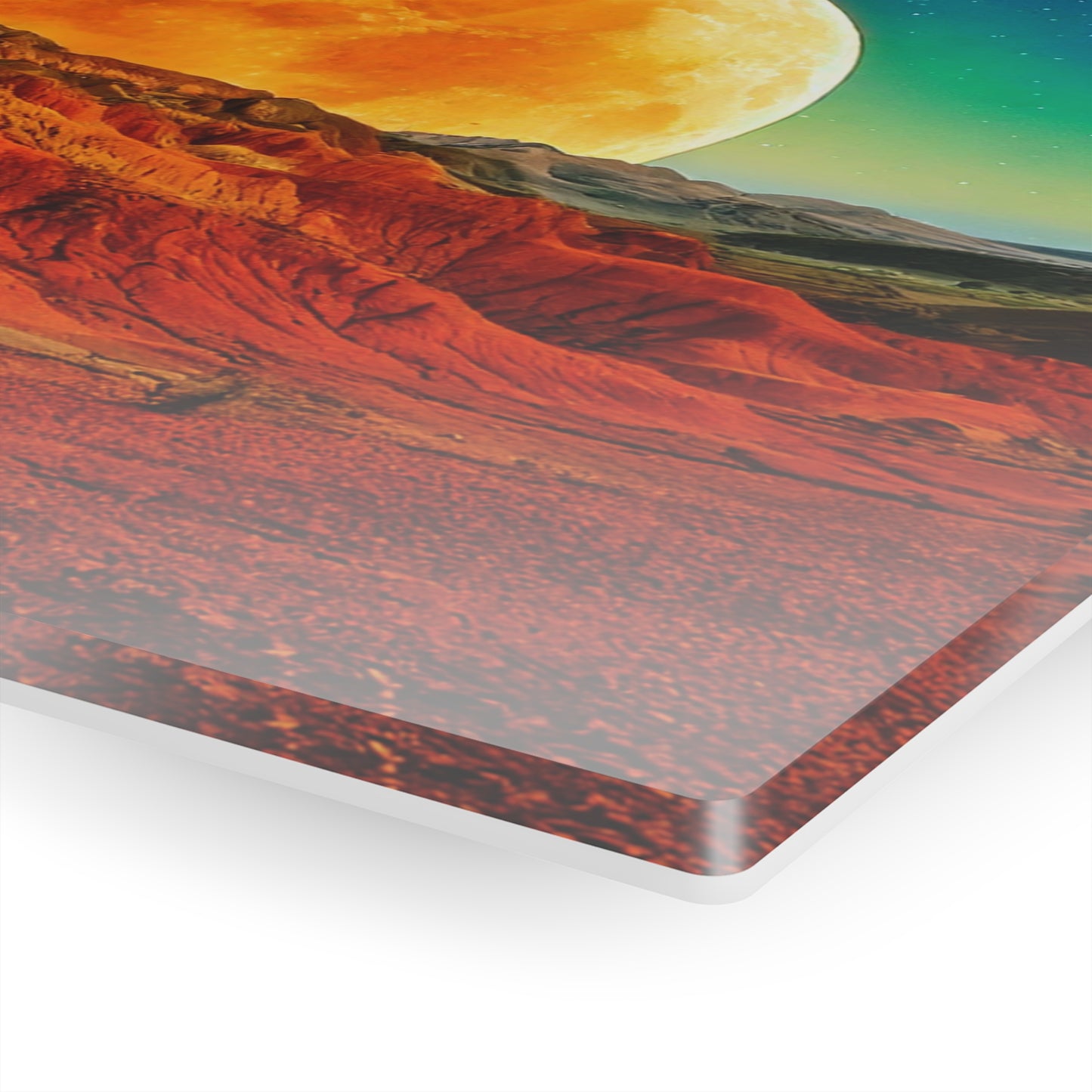 Yellow Planet Acrylic Prints