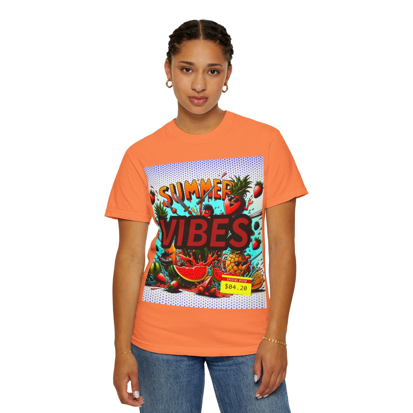 Summer Vibes Unisex Garment-Dyed T-Shirt