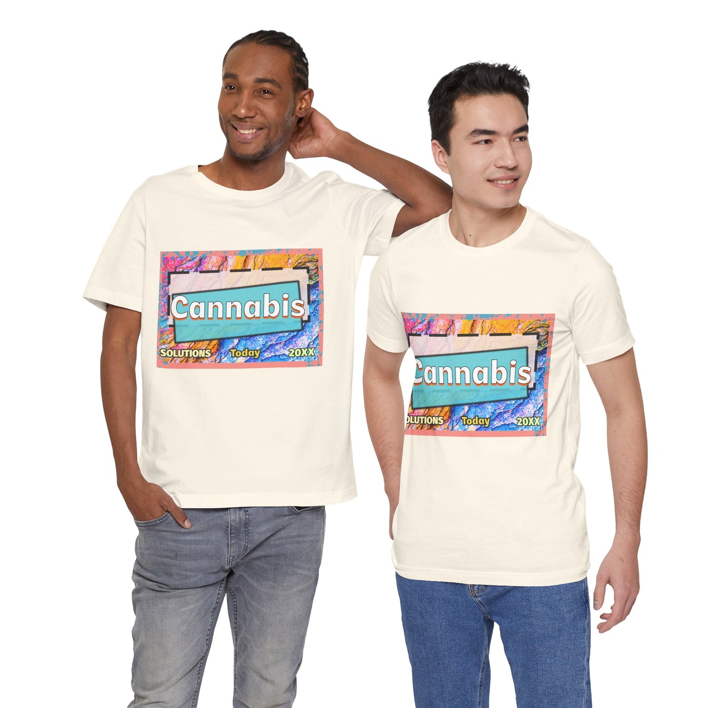 Trendy Cannabis Solutions Tee - Unisex Jersey Short Sleeve T-Shirt