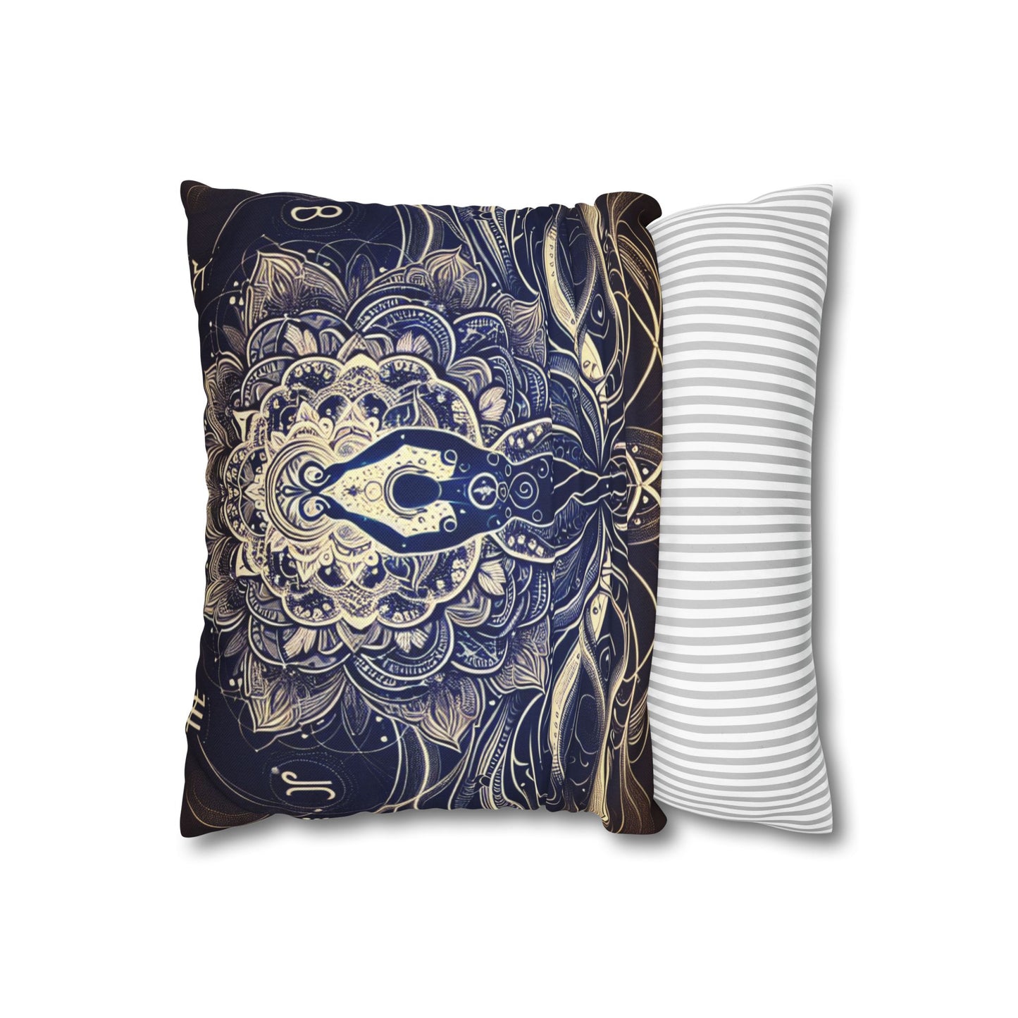 Spun Polyester Square Pillowcase