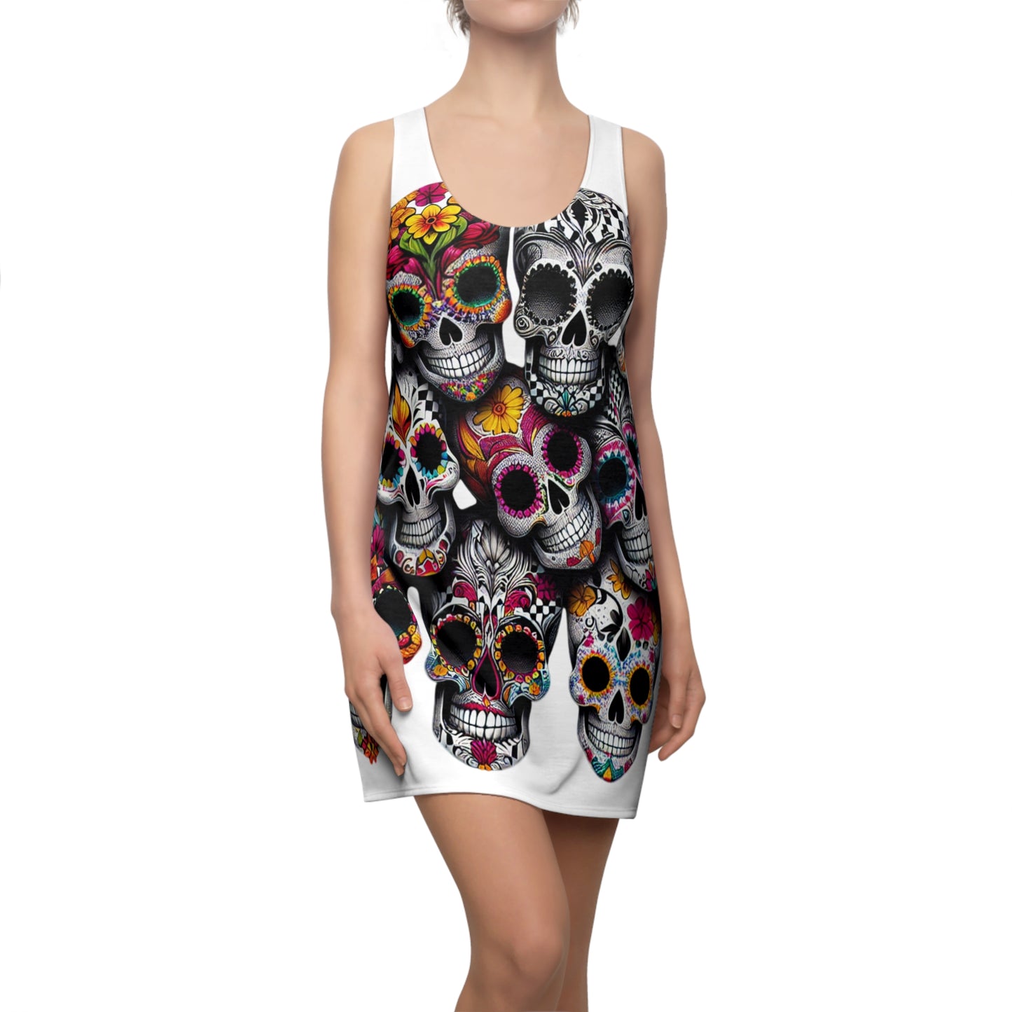 Women's Cut & Sew Racerback Dress (AOP)