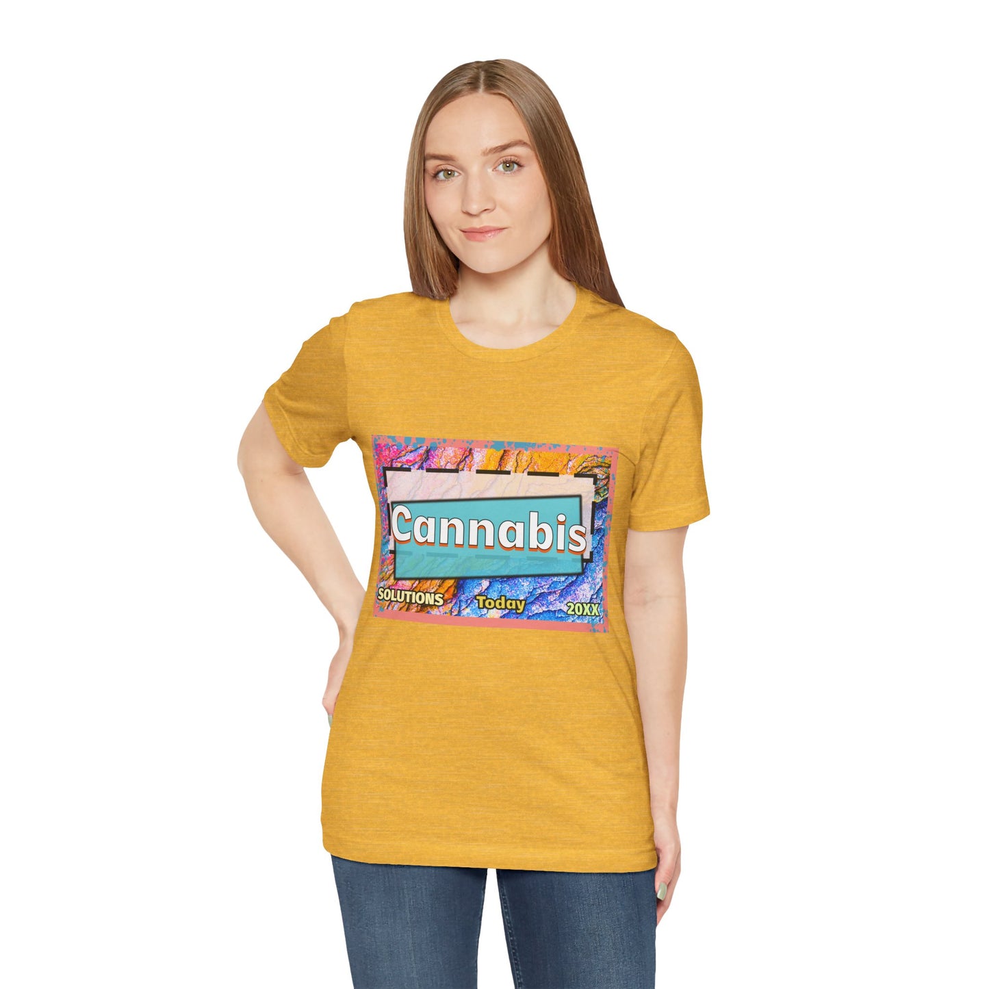 Trendy Cannabis Solutions Tee - Unisex Jersey Short Sleeve T-Shirt