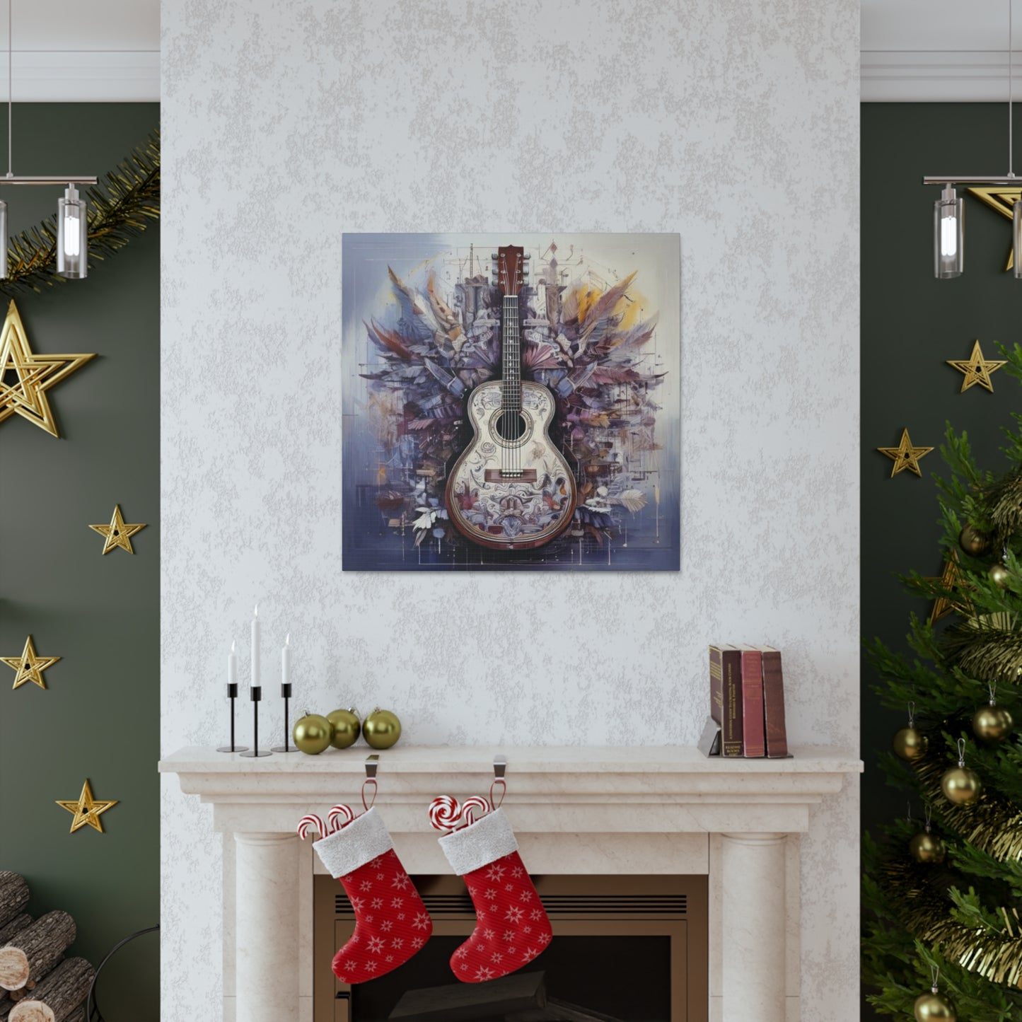 Canvas Gallery Wraps Art Decor Print on Cotton Fabric