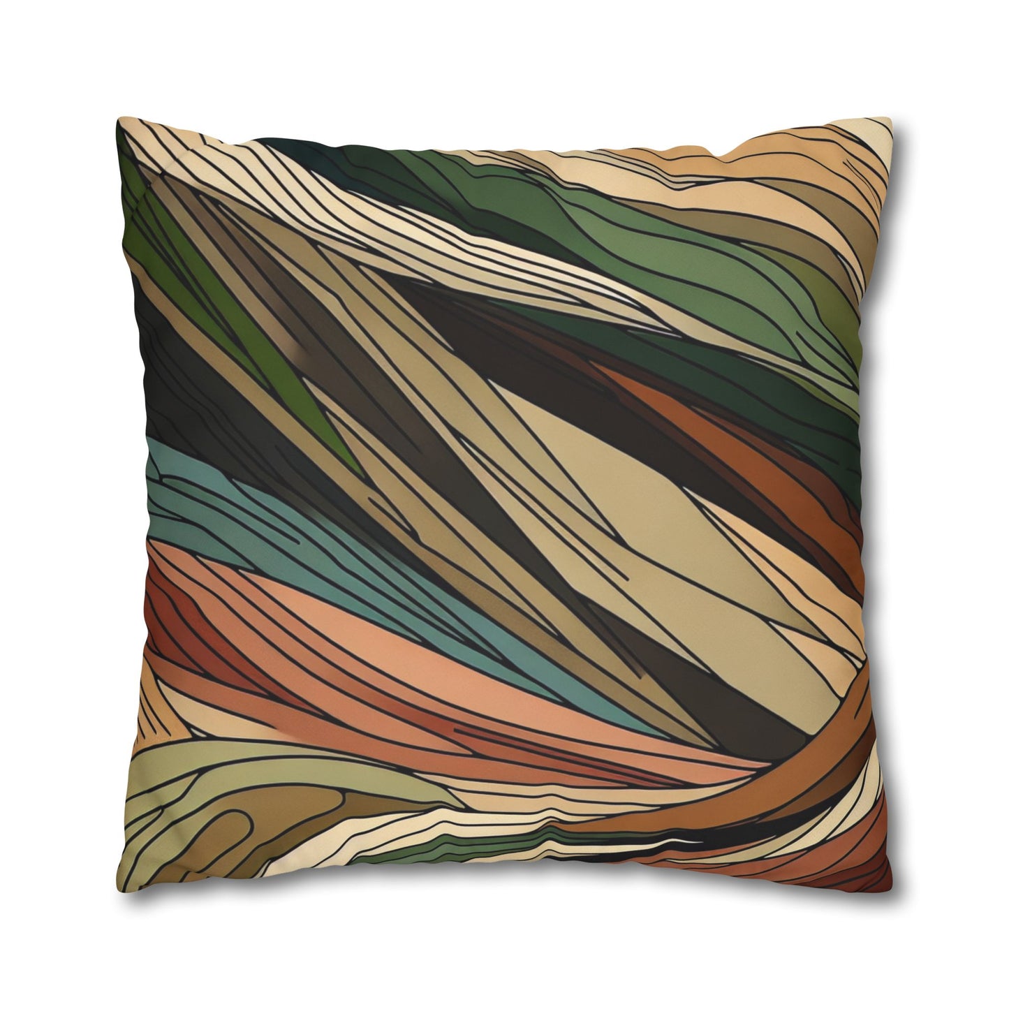 Square Poly Canvas Pillowcase