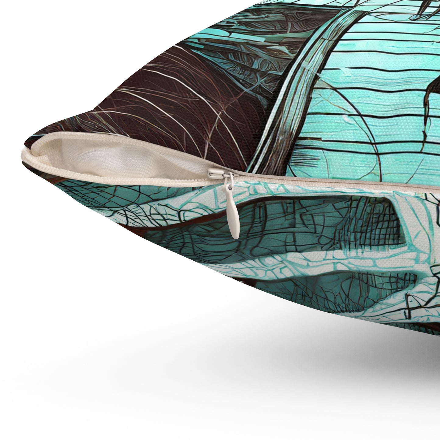 Enjoy Style with Spun Polyester Square Pillow