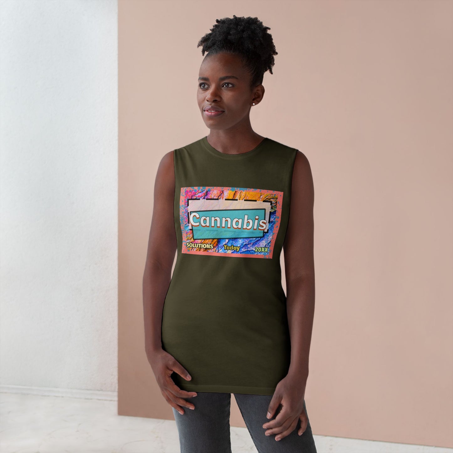 Colorful Cannabis Solutions Unisex Tank Top