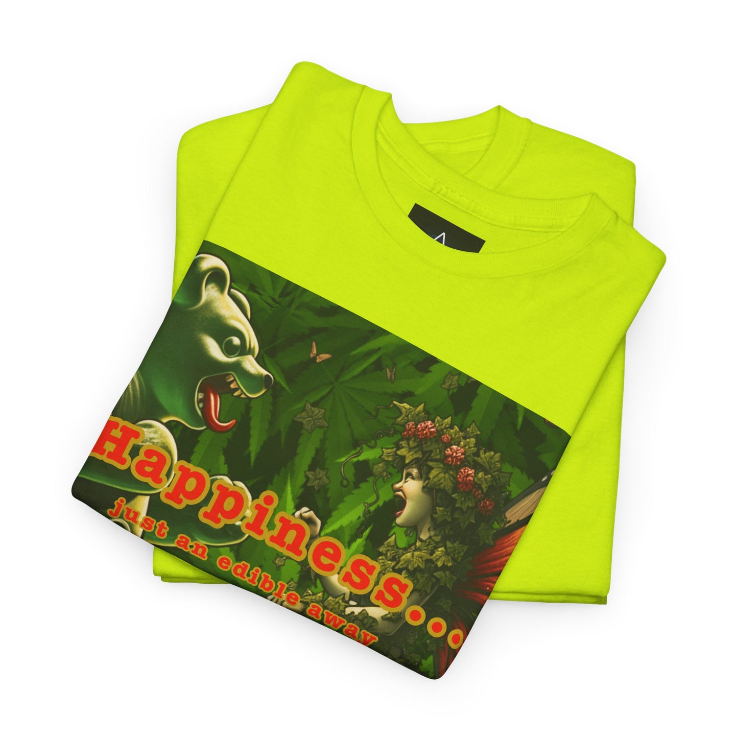Happiness Jungle Unisex Heavy Cotton Tee, Graphic T-Shirt, Nature Lover Gift, Summer Wardrobe Essential, Unisex Casual Wear