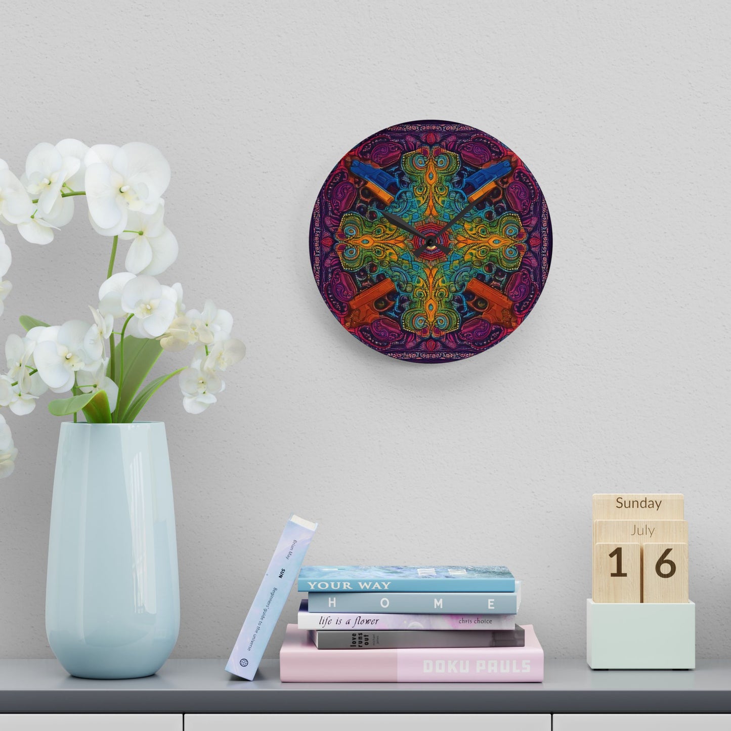 Bang Bang Acrylic Wall Clock