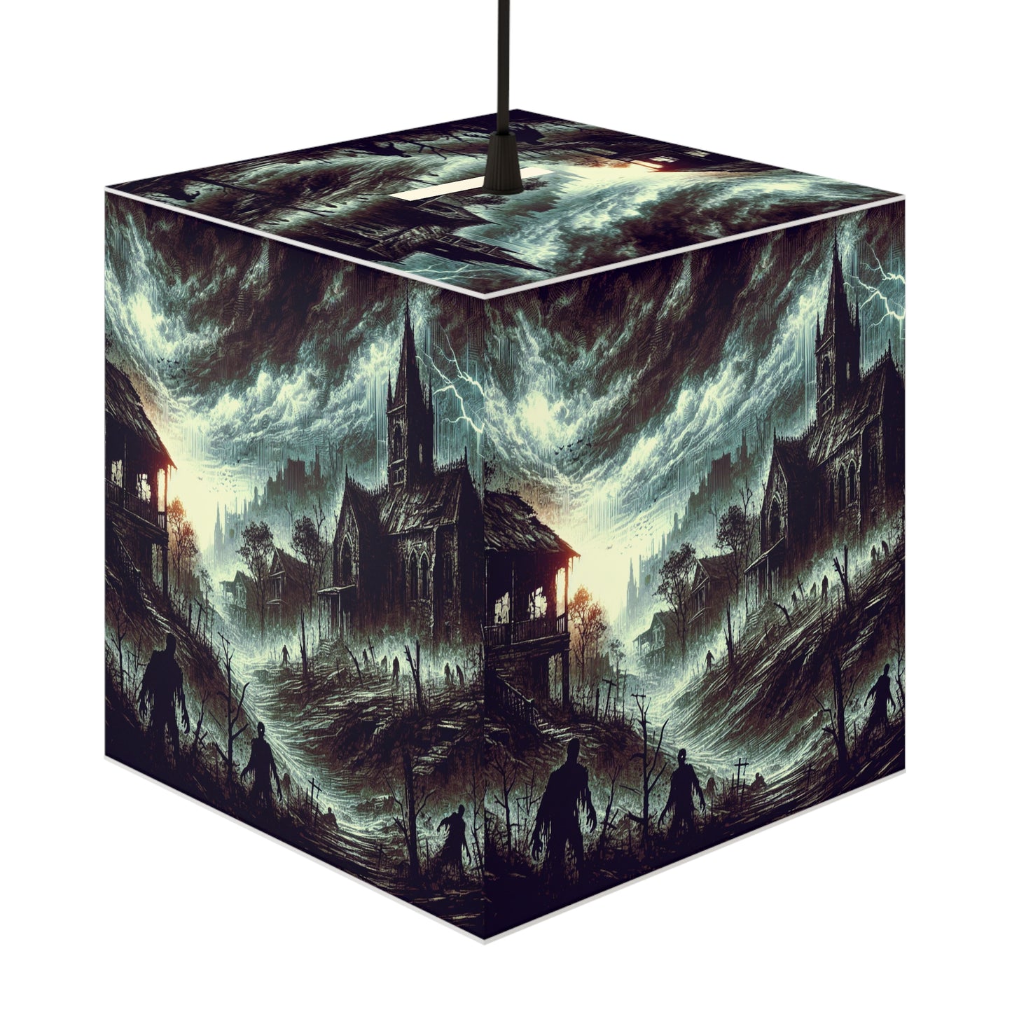 Ghouls Light Cube Lamp