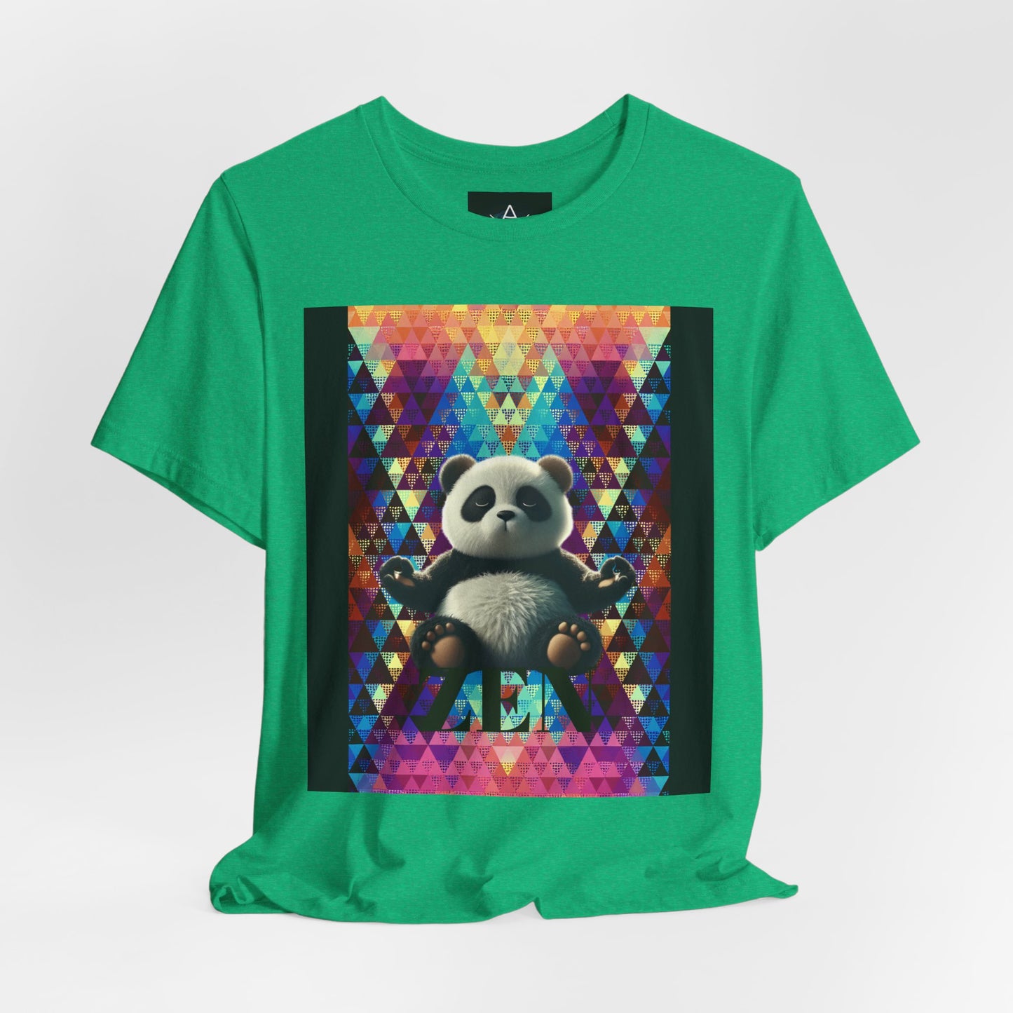 Colorful Panda Graphic Tee - Unisex Jersey Short Sleeve