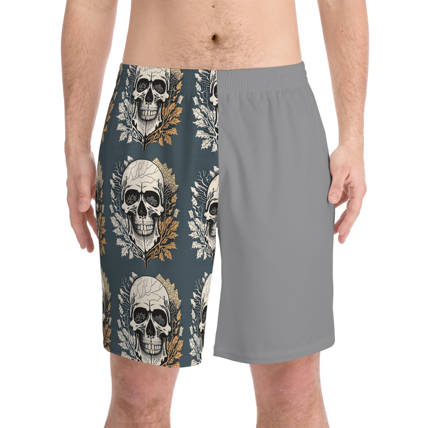 Men's Elastic Beach Shorts (AOP)