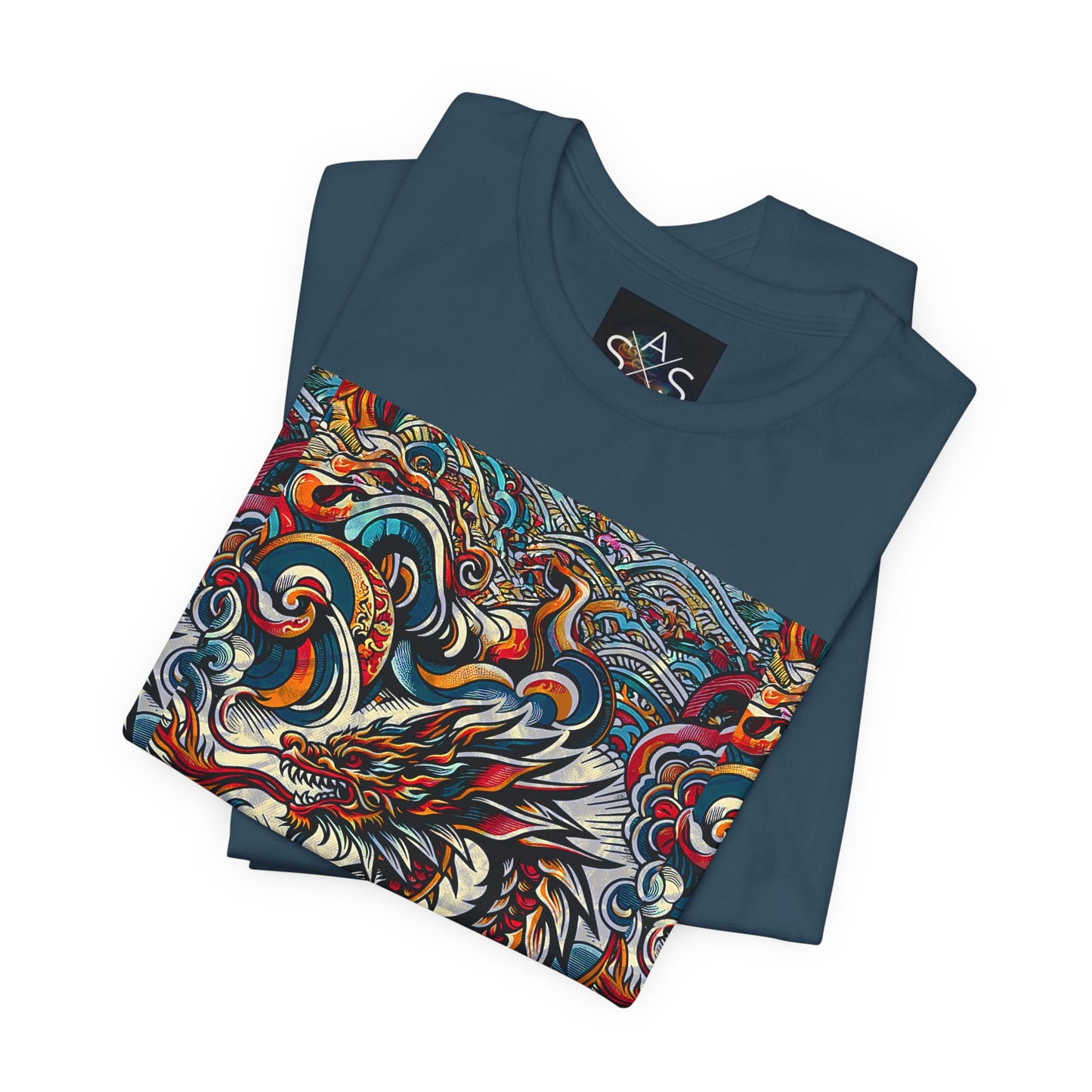 Vibrant Dragon Graphic Tee - Unisex Jersey Short Sleeve Shirt