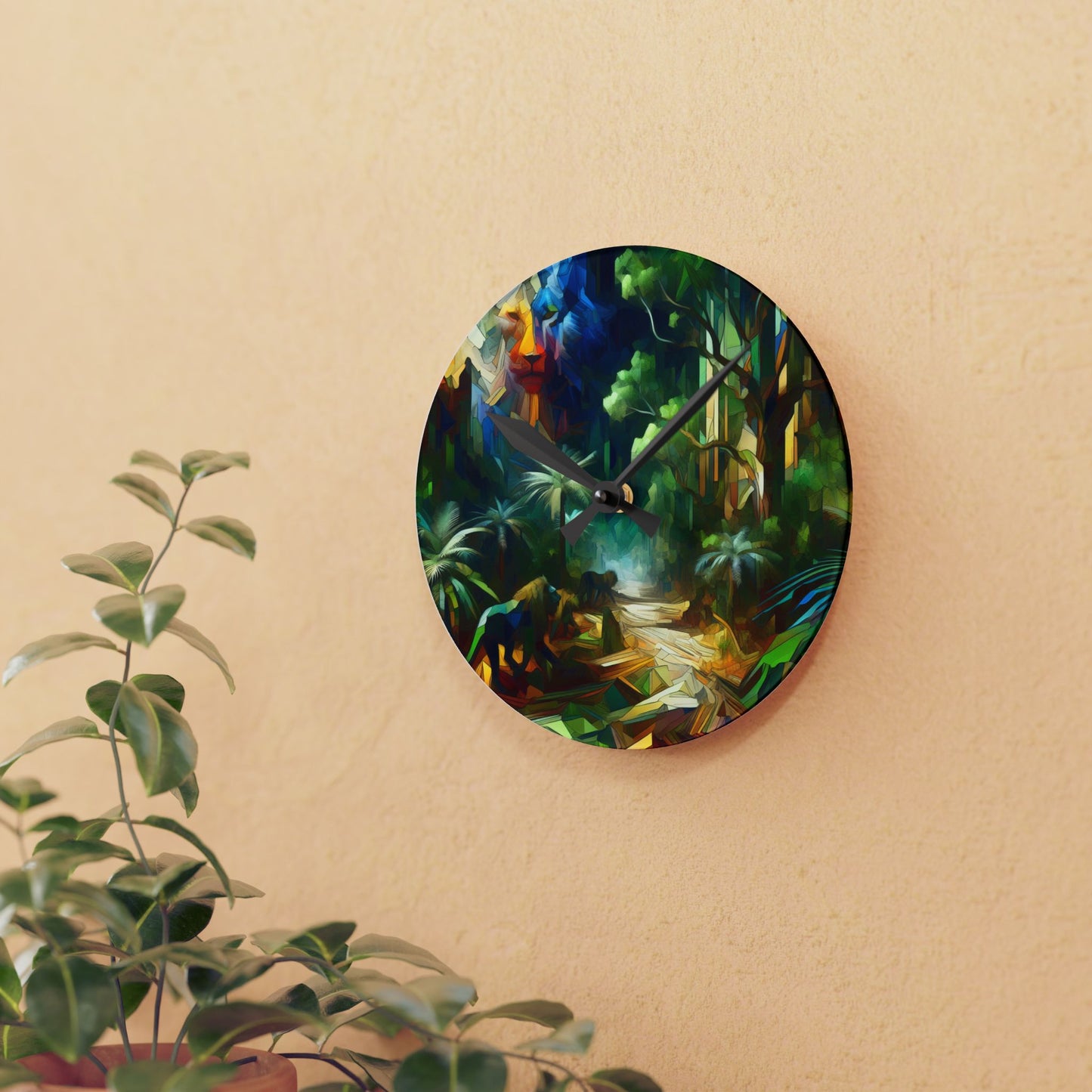 Command Your Time Acrylic Wall Clock