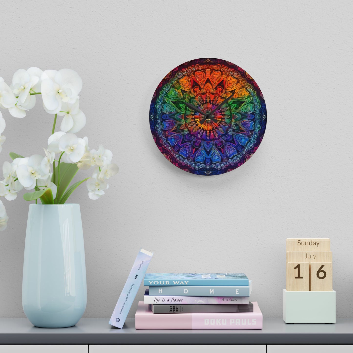 Jenna Acrylic Wall Clock