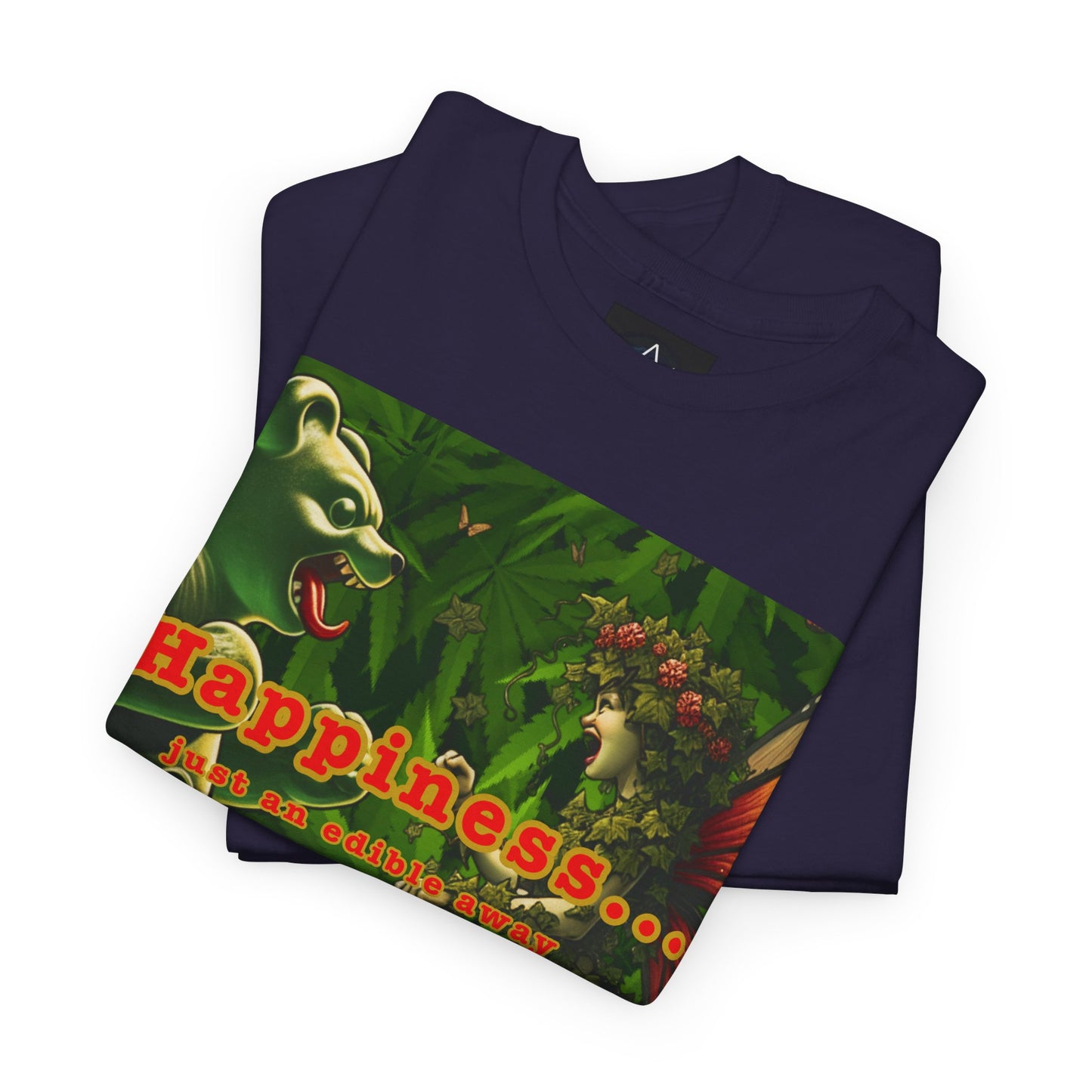 Happiness Jungle Unisex Heavy Cotton Tee, Graphic T-Shirt, Nature Lover Gift, Summer Wardrobe Essential, Unisex Casual Wear