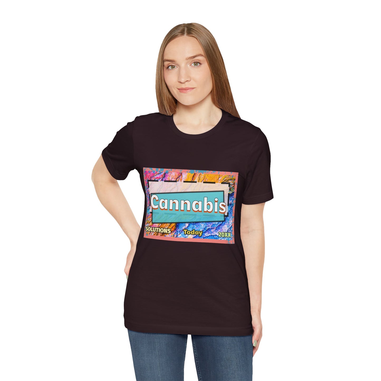 Trendy Cannabis Solutions Tee - Unisex Jersey Short Sleeve T-Shirt