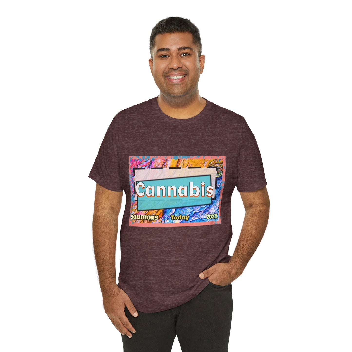 Trendy Cannabis Solutions Tee - Unisex Jersey Short Sleeve T-Shirt