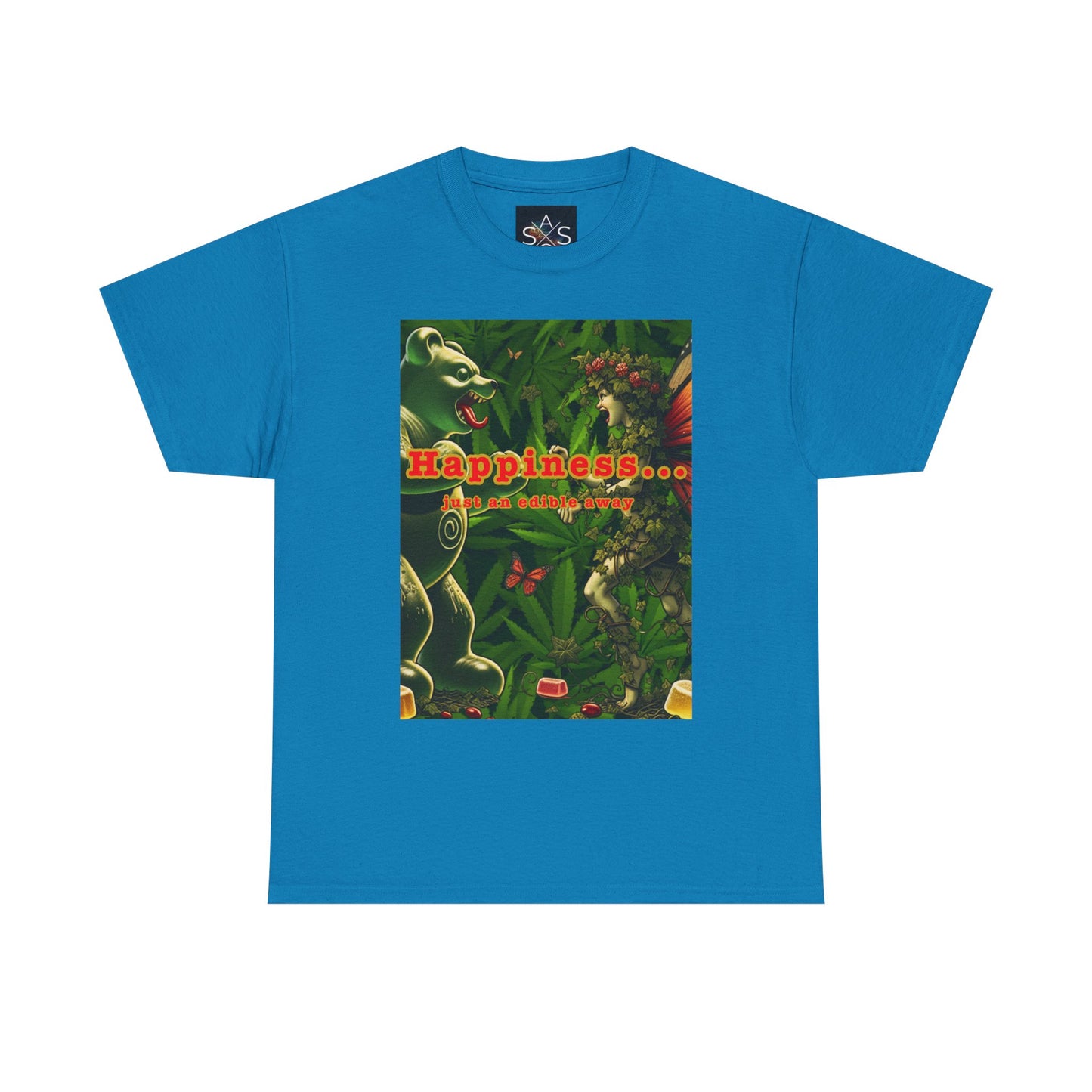 Happiness Jungle Unisex Heavy Cotton Tee, Graphic T-Shirt, Nature Lover Gift, Summer Wardrobe Essential, Unisex Casual Wear