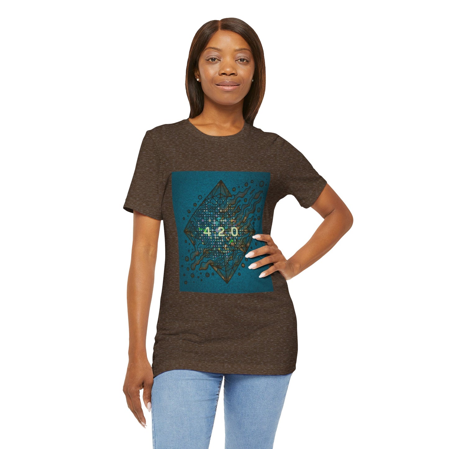 420 Graphic Unisex Jersey Tee - Casual Vibe for Celebrations