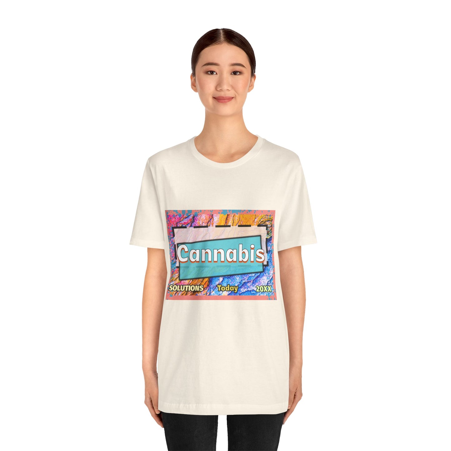 Trendy Cannabis Solutions Tee - Unisex Jersey Short Sleeve T-Shirt