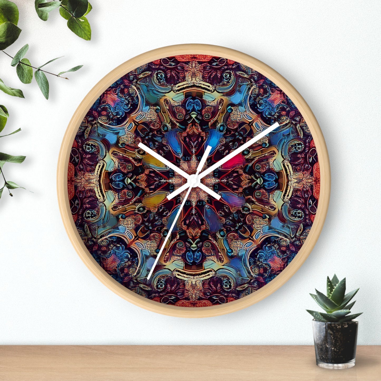 Ben to Zen Wall Clock