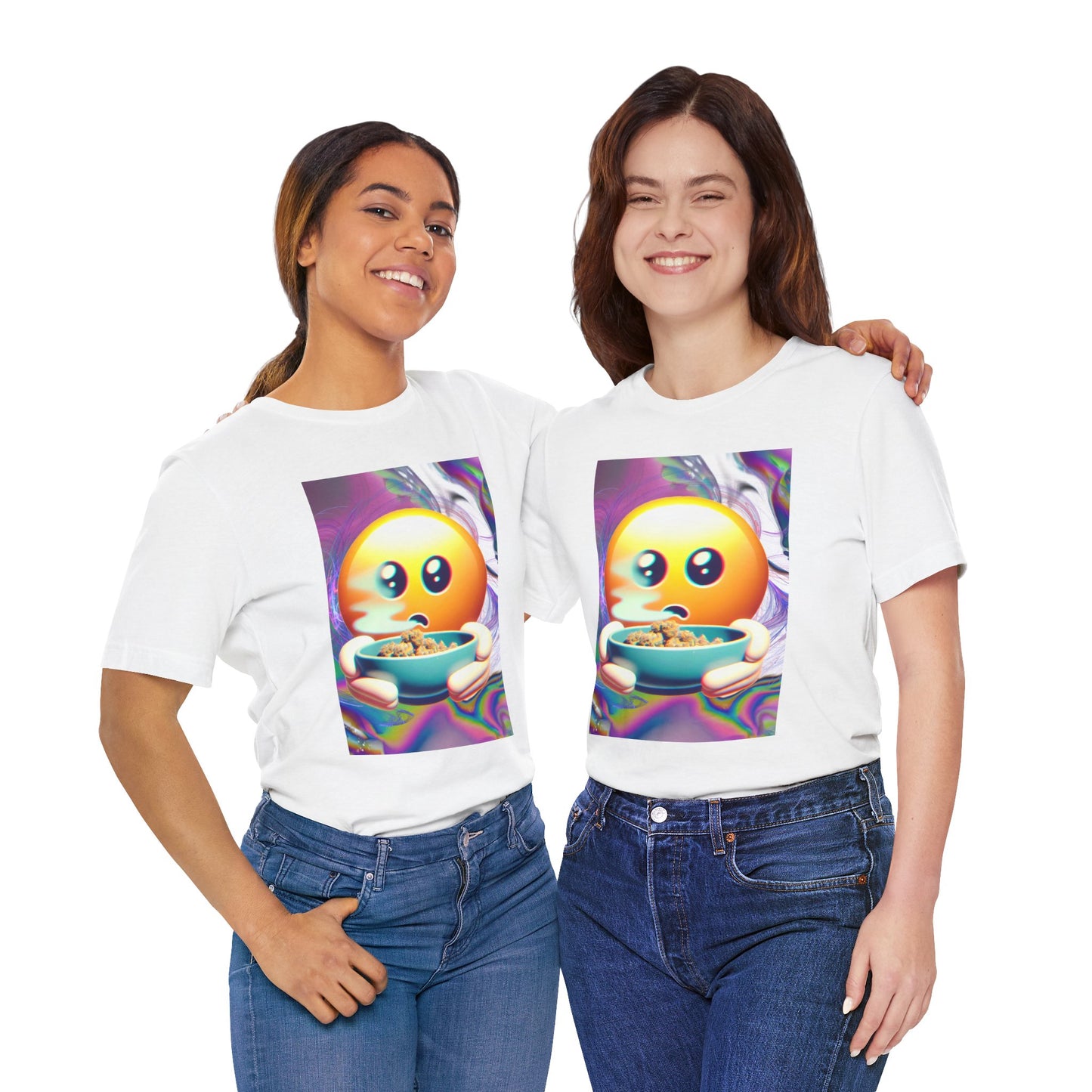 Vibrant Emoji Tee - Perfect for Casual Hangouts and Celebrations