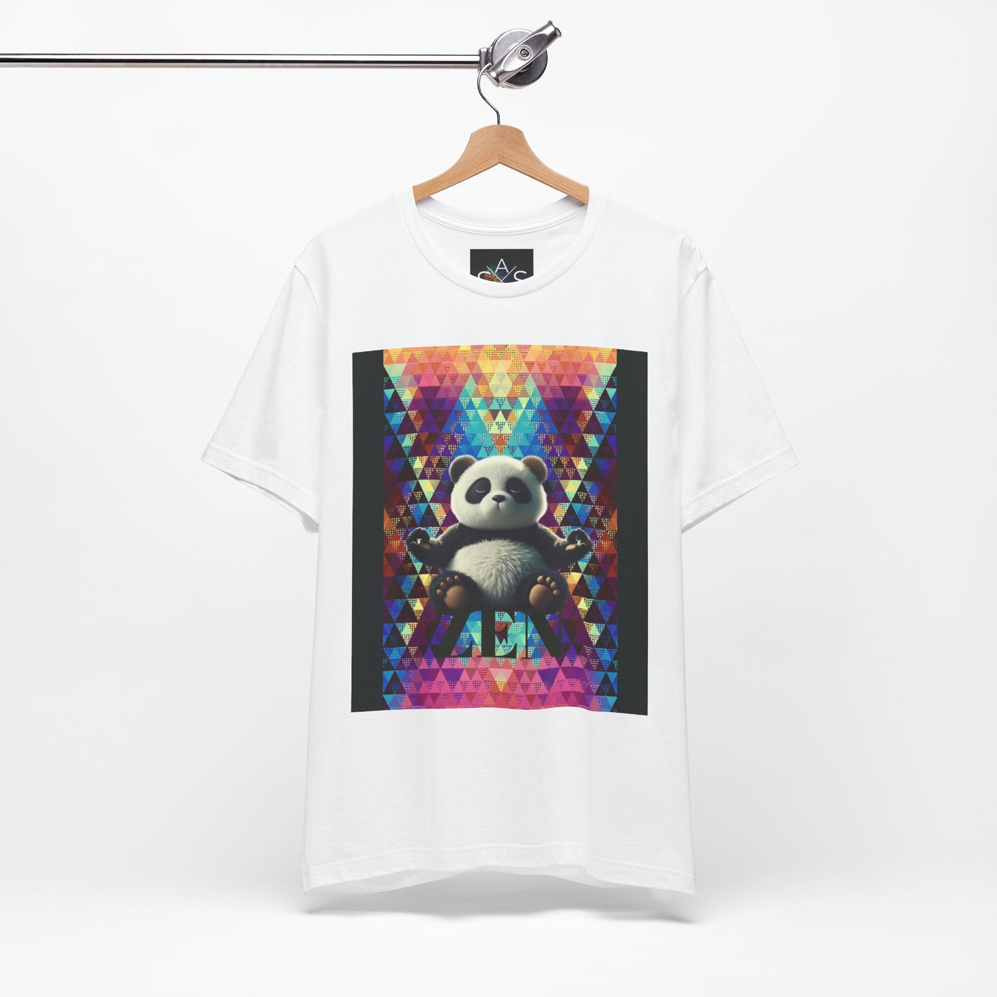 Colorful Panda Graphic Tee - Unisex Jersey Short Sleeve