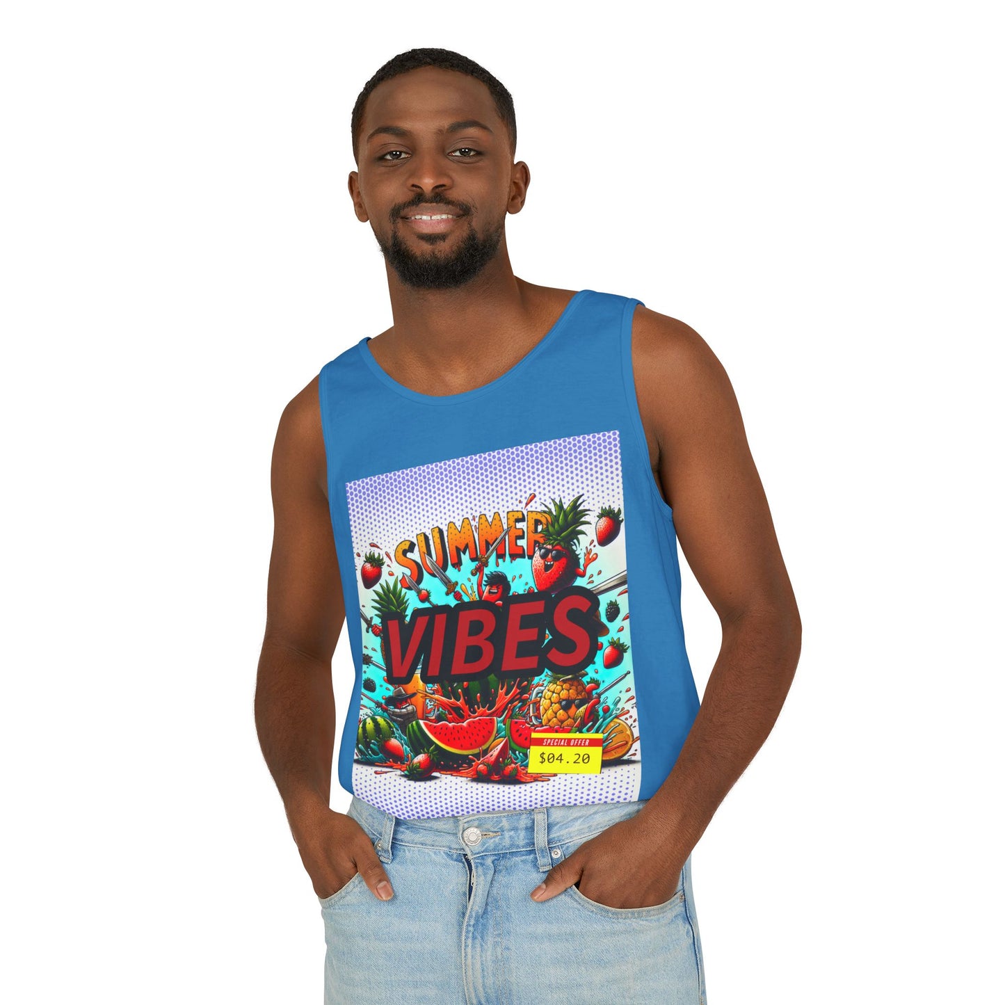 Summer Vibes Unisex Tank Top - Perfect for Beach Days & Festivals