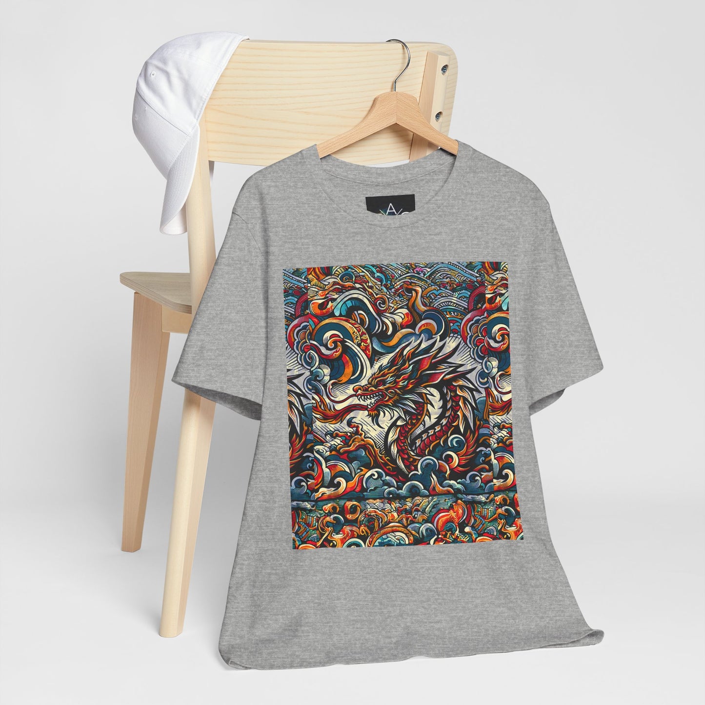 Vibrant Dragon Graphic Tee - Unisex Jersey Short Sleeve Shirt