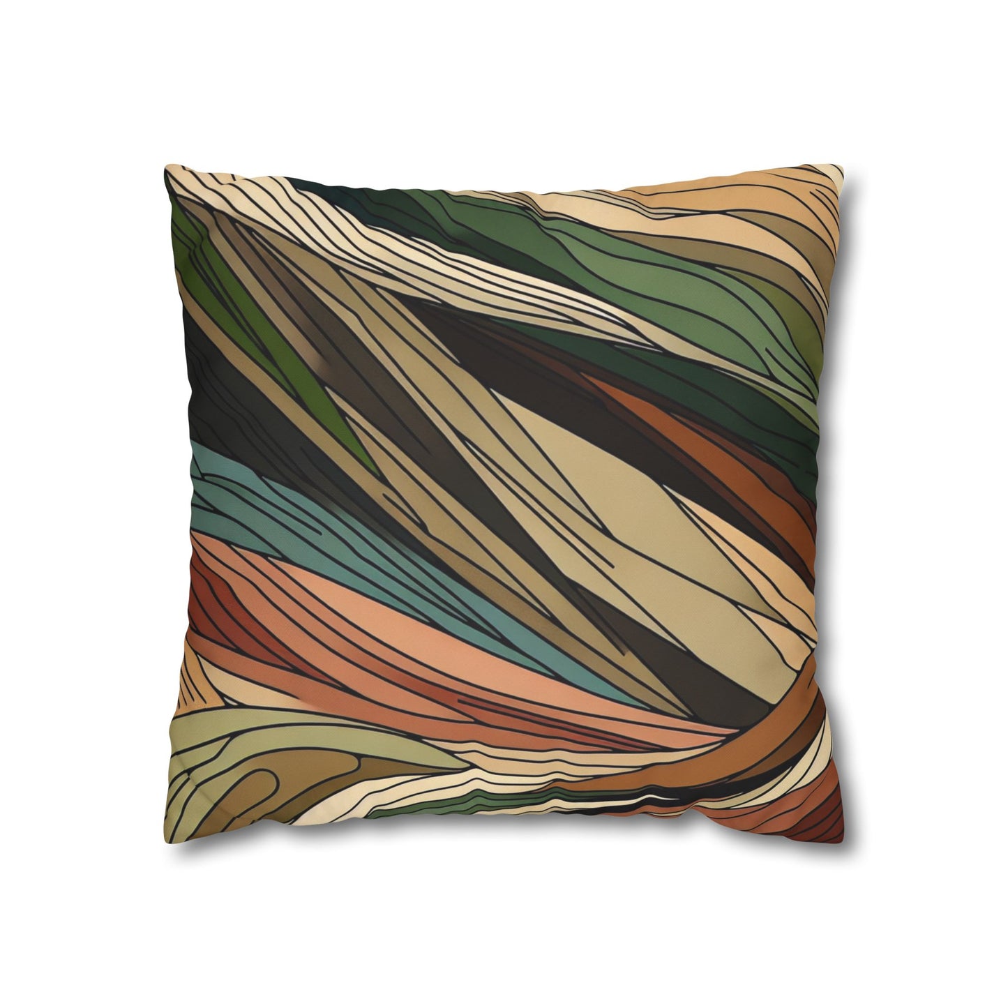 Square Poly Canvas Pillowcase