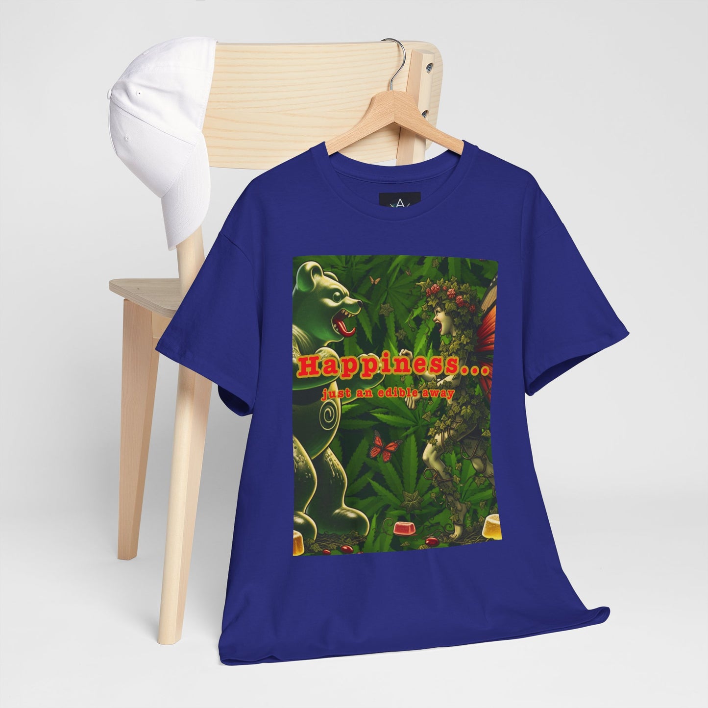 Happiness Jungle Unisex Heavy Cotton Tee, Graphic T-Shirt, Nature Lover Gift, Summer Wardrobe Essential, Unisex Casual Wear