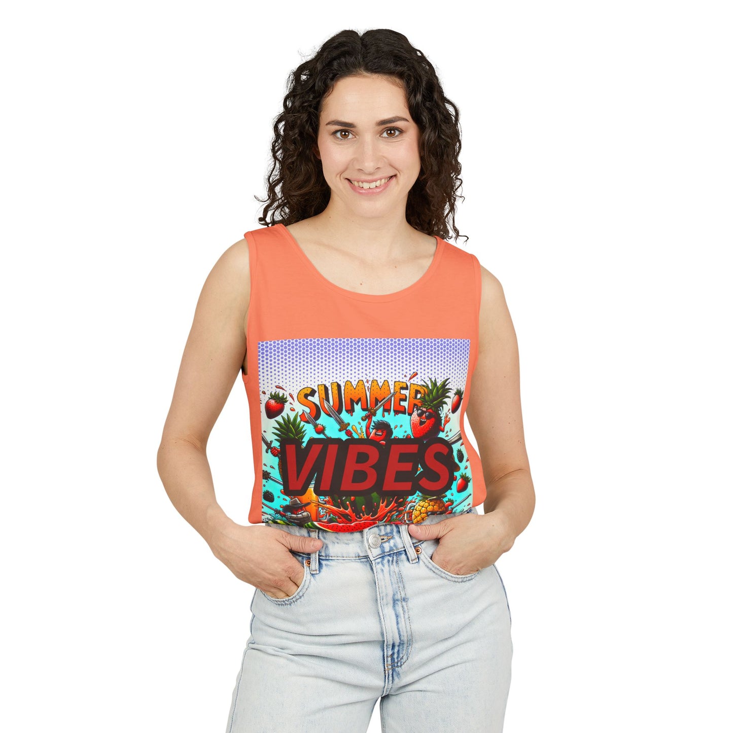 Summer Vibes Unisex Tank Top - Perfect for Beach Days & Festivals