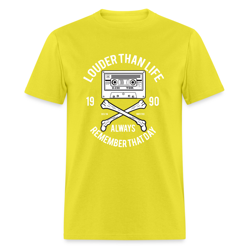 Louder Than Life Unisex Classic T-Shirt - yellow